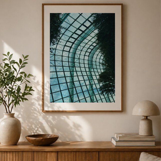 Poster Teto do Conservatório de Vidro da Floresta de Nuve (Criador carregado)