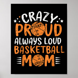 Poster Teto Gráfico de Torneio de Mães de Basquete Engraç