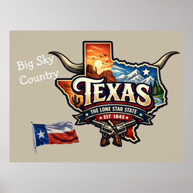 POSTER TEXAS  (Frente)