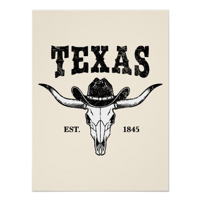 Pôster Texas Antigo (Frente)