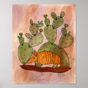 Pôster Texas Armadillo