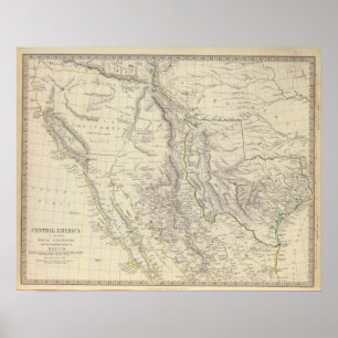 Pôster Texas, Calif, N México