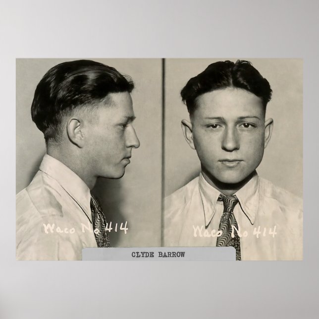 Poster TEXAS CLYDE BARROW c. 1930 (Frente)