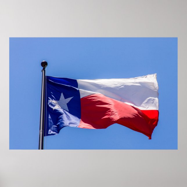 Pôster Texas Flag (Frente)