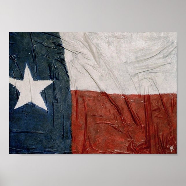 Pôster Texas Flag (Frente)
