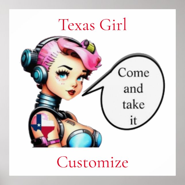 Poster Texas Girl Thunder_Cove (Frente)