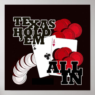 Pôster Texas-Holdem