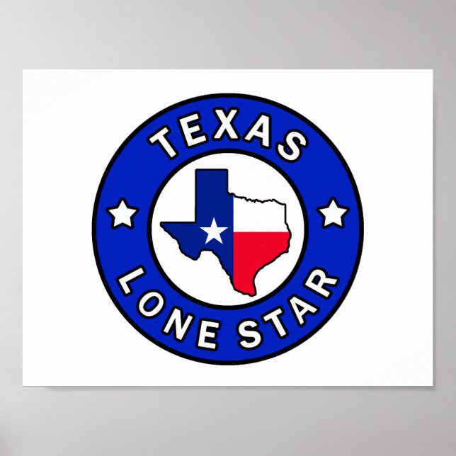 Pôster Texas Lone Star (Frente)