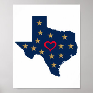Poster Texas Love and Shining Stars (Estrelas do Amor e L