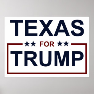 Pôster Texas para Trump