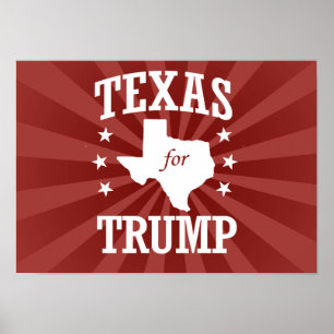 PÔSTER TEXAS PARA TRUMP