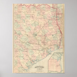 Pôster Texas, parcela oriental
