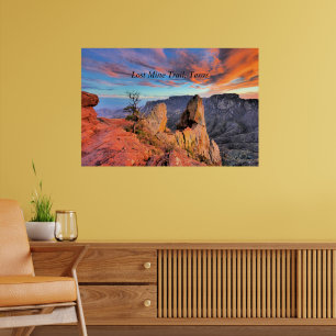 Poster Texas, Parque Nacional Big Bend,