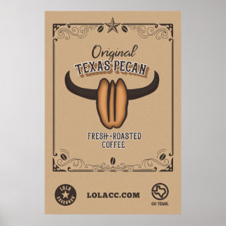 Poster Texas Pecan original