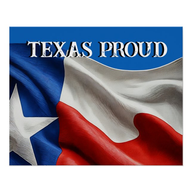 PÔSTER TEXAS PROUD (Frente)