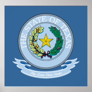 Pôster Texas Seal
