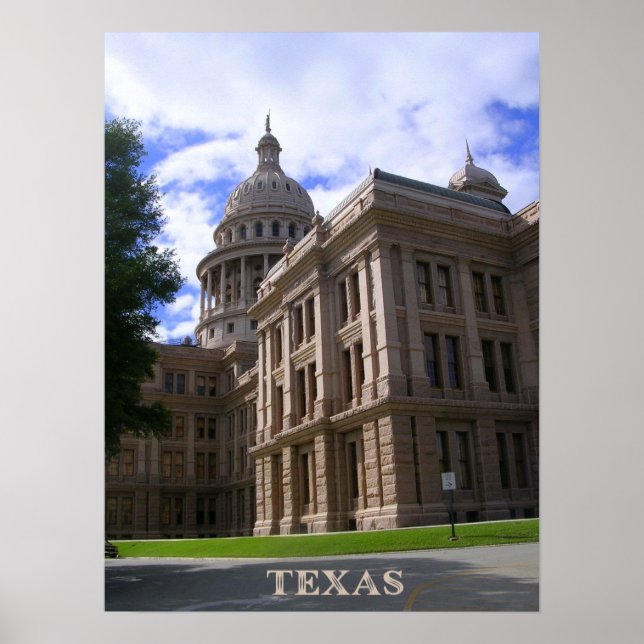 Poster Texas State Capitólio Building (Frente)