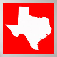 Texas Vermelho e Branco