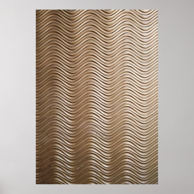 Poster Têxteis brancos e cinzas (Frente)