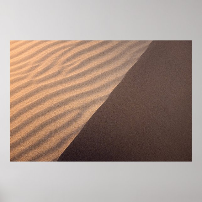 Poster Têxteis de banda branca e preta (Frente)