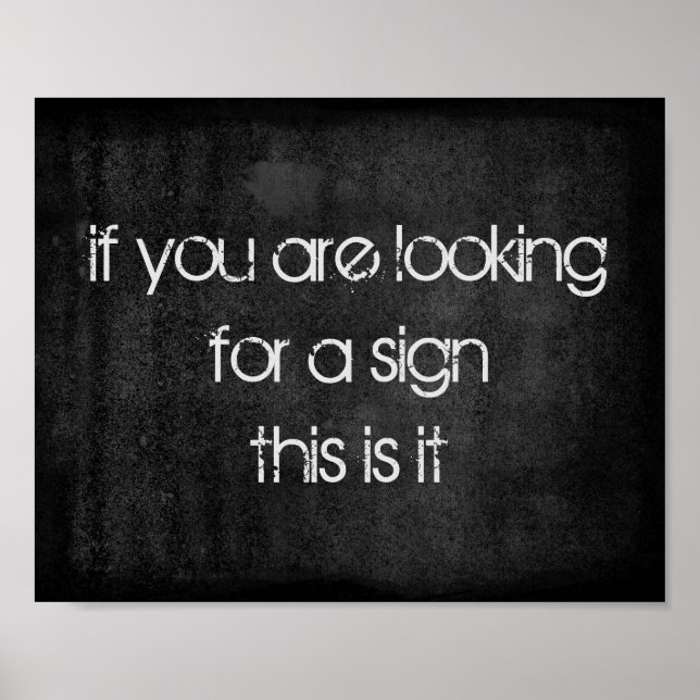 Pôster texto de aspas humorísticas sobre cinzas escuras a (Frente)