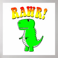 Texto do Groovy T-Rex T-Rex Bonito e Irritado