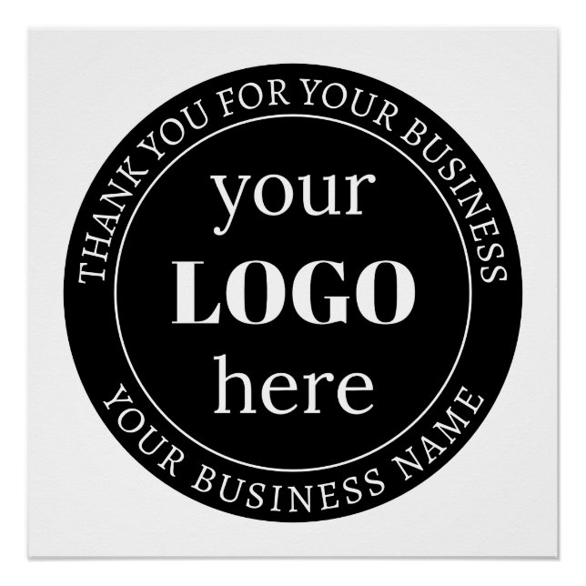 Pôster Texto editável e seu logotipo ou outro Design (Frente)