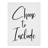 Texto "Escolher para Incluir"