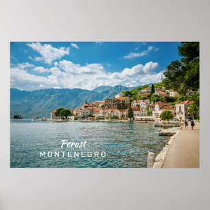 Poster Texto Personalizado Montenegro