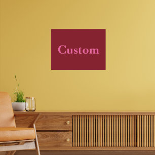 Poster Texto Personalizado Simples