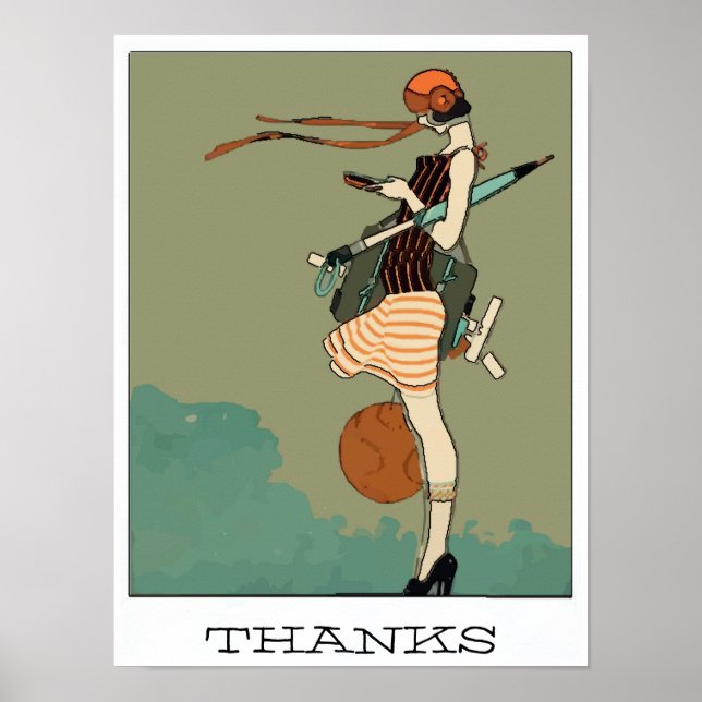 Poster Textos de universitária, OBRIGADOS (Frente)