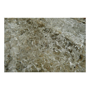 Pôster Textura Abstrata de Gelo Glacial da Natureza