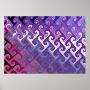 Poster Textura Abstrata Roxa
