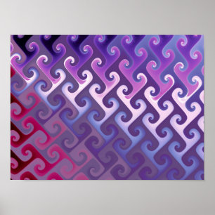 Poster Textura Abstrata Roxa