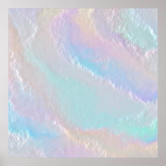 Poster Textura abstrato Arco-Íris (Frente)