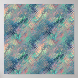 Pôster Textura Azul de Alexandrite