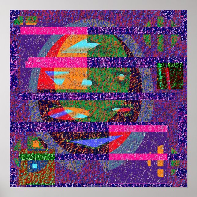 Pôster Textura Composição 1.2d (Frente)