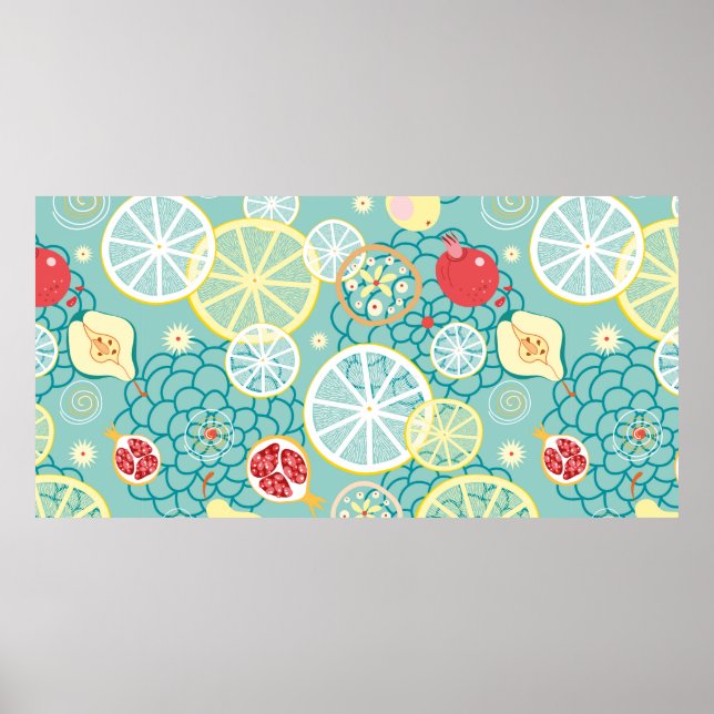 Poster textura da fruta (Frente)