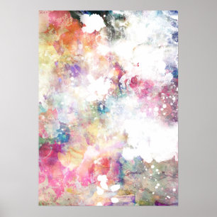 Poster textura de abstrato com pintura aquosa 2