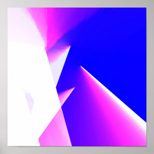 POSTER TEXTURA DE ABSTRATO DE ROSA AZUL BRANCA