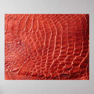 Poster Textura de couro crocodilo