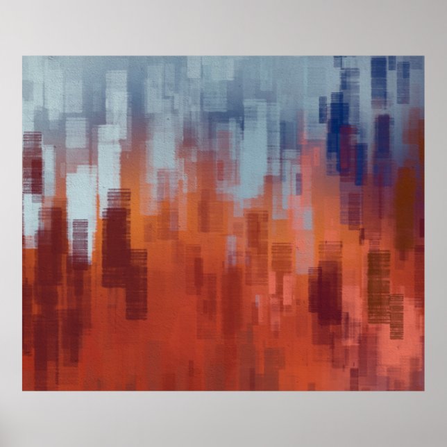 Poster textura de fundo abstrato. Ilustração 2d. Expr (Frente)