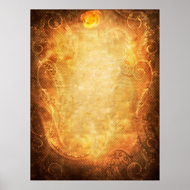 Poster Textura de raspagem de fundo (Frente)