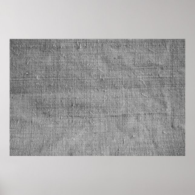 Poster Textura de tecido de vinheta autêntica (Frente)