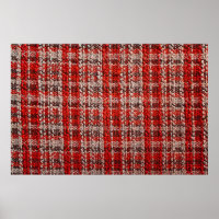 Textura de tecido xadrez vermelho útil como fundo