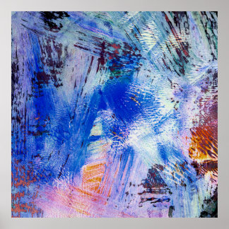 Poster textura do raster acrílico mono multicolorido dife