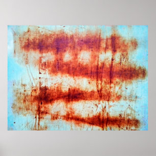 Poster Textura enferrujada