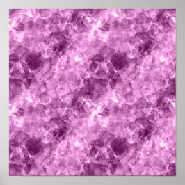 Pôster Textura Enrugada Rosa Escuro