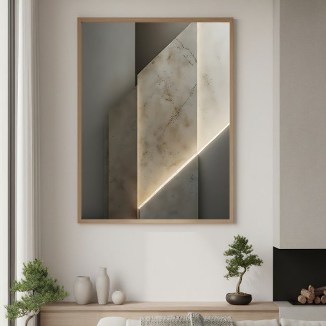 Poster Textura Geométrica de Luxo (Criador carregado)