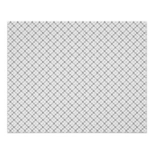 Pôster Textura Geométrica Monocromática Visualização de D